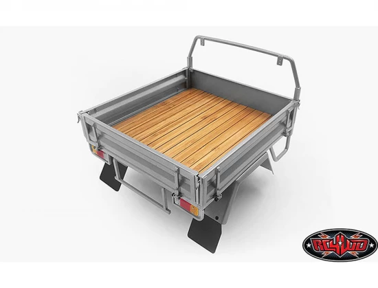 RC4WD Kober Rear Bed W/ Mud Flaps For Tf2 Mojave Body (Silver)