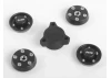 RC4WD Oem Xj 1.9 Beadlock Wheels (Gunmetal)