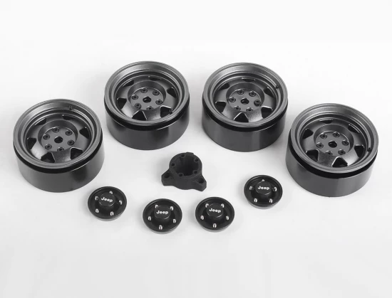 RC4WD Oem Xj 1.9 Beadlock Wheels (Gunmetal)