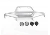 RC4WD Tri-X Steel Stinger Front Bumper W/ Lights For Vanquish Vs4-10 Origin Body (Silver)