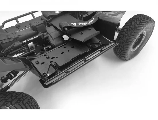 RC4WD Krabs Steel Tube Side Sliders For Vanquish Vs4-10 Origin Body (Black)