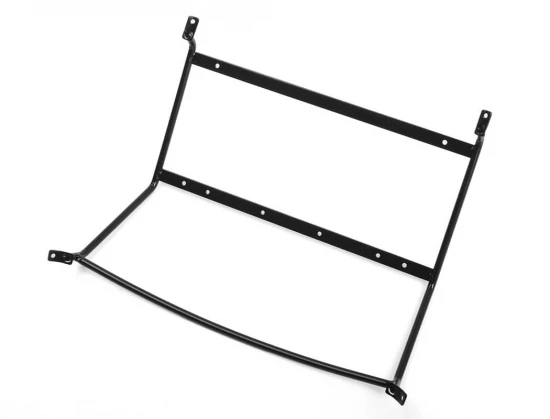 RC4WD Exterior Steel Roll Cage W/ Lights For Vanquish Vs4-10 Origin Halfcab Body (Black)