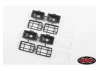 RC4WD Command Roof Rack W/Diamond Plate + 4X Square Lights Traxxas Mercedes-Benz G63 Amg 6X6(B)