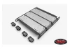 RC4WD Command Roof Rack W/Diamond Plate + 4X Square Lights Traxxas Mercedes-Benz G63 Amg 6X6(B)