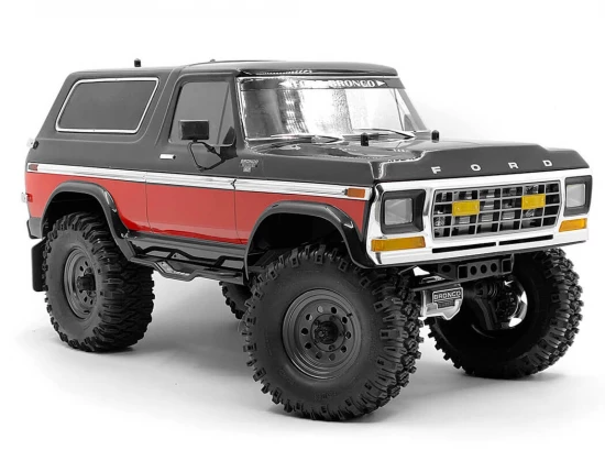 RC4WD Burato 2.2 Beadlock Wheels W/ Center Caps (Black)