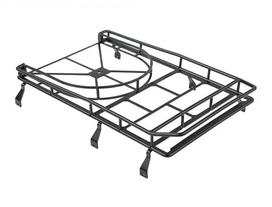RC4WD Roof Rack With Tyre Mount + Ipf Lights For Gelande II D90