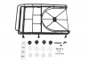 RC4WD Roof Rack With Tyre Mount + Ipf Lights For Gelande II D90