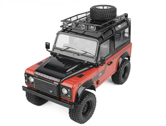 RC4WD Roof Rack With Tyre Mount + Ipf Lights For Gelande II D90