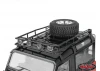 RC4WD Roof Rack With Tyre Mount + Ipf Lights For Gelande II D90