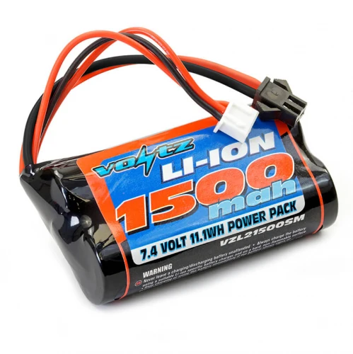 Voltz Li-Ion 7.4V 1500Mah Battery With Sm2.5 Connector