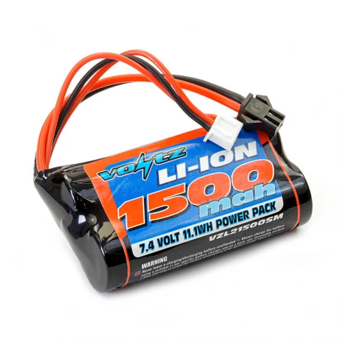 Voltz Li-Ion 7.4V 1500Mah Battery With SM2.5 Connector