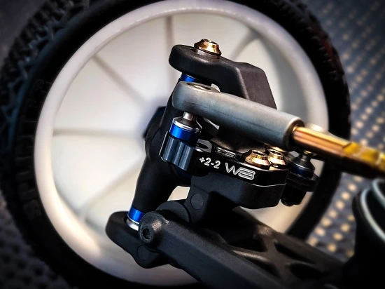 Willspeed B7 Aluminium +2 -2 Caster Block Link Mounts
