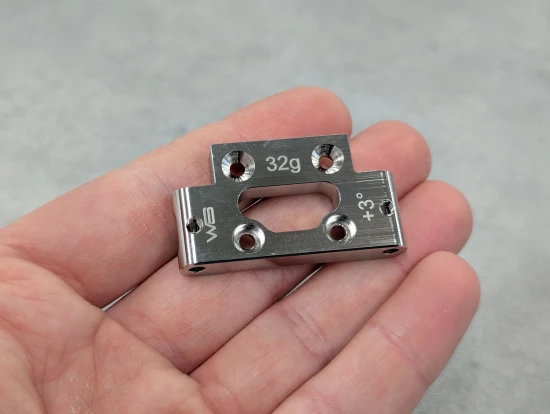 Willspeed XRay XB2 316 Stainless Steel 3° Front Bulkhead - ARC