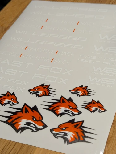 Willspeed Fast Fox Decal Sheet