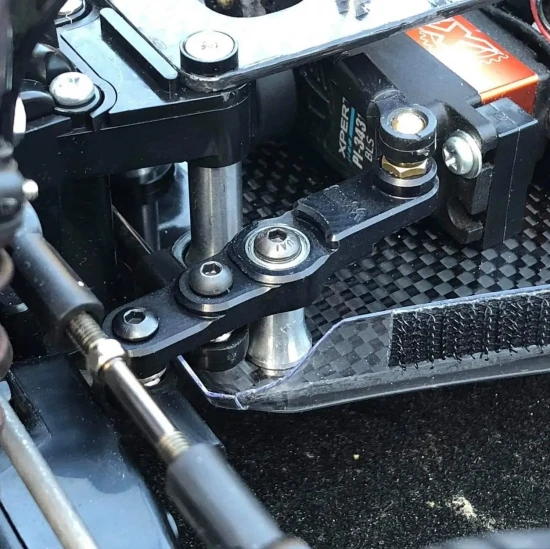 Willspeed Tamiya - Top Force Steering Bellcranks - Black