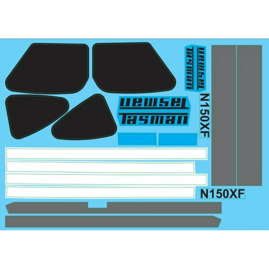 XFly Tasman Decal Sheet Blue