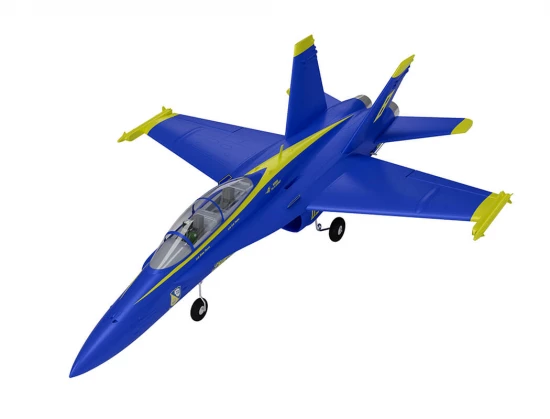 XFly Twin 40mm F-18 EDF 705mm Jet - Blue