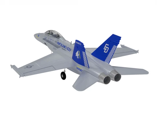 XFly Twin 40mm F-18 EDF 705mm Jet - Grey