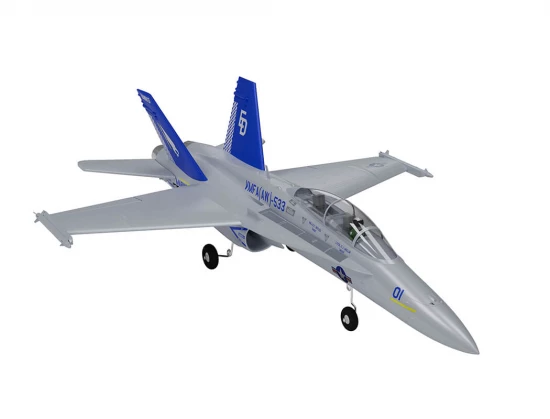 XFly Twin 40mm F-18 EDF 705mm Jet - Grey