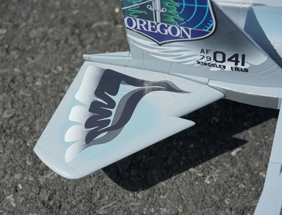 XFly F-15 Twin 40mm EDF 710mm Jet - ARTF - Grey