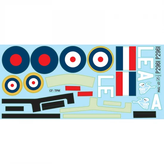 XFly Hurricane Decal Sheet - Brown