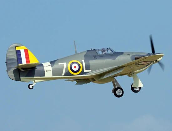 XFly Hawker Sea Hurricane Mk1 Grey/Green 1200mm PNP