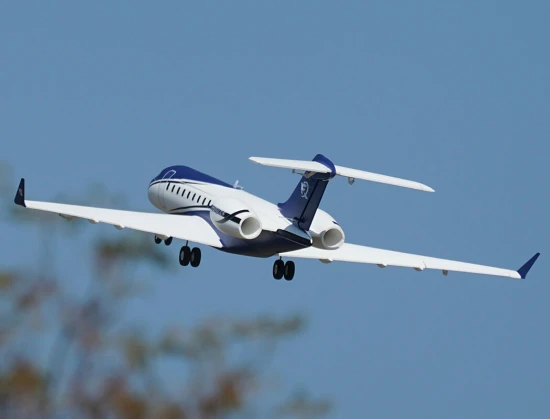 XFly Twin 40mm J-65 EDF Business Jet PNP - Blue