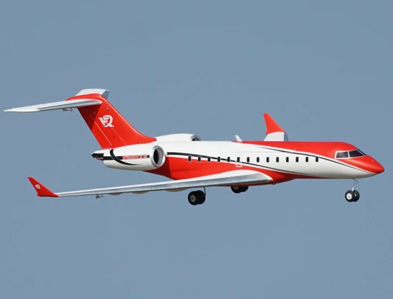XFly Twin 40mm J-65 EDF Business Jet PNP - Red