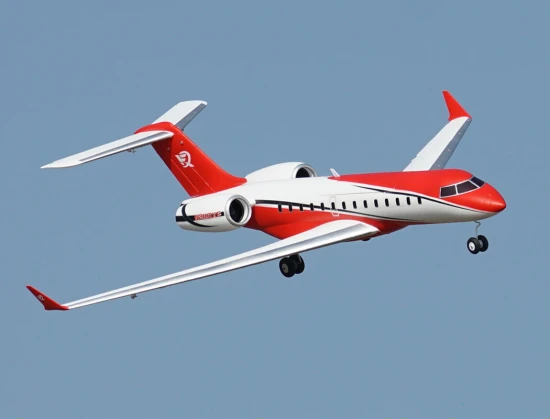 XFly Twin 40mm J-65 EDF Business Jet PNP - Red