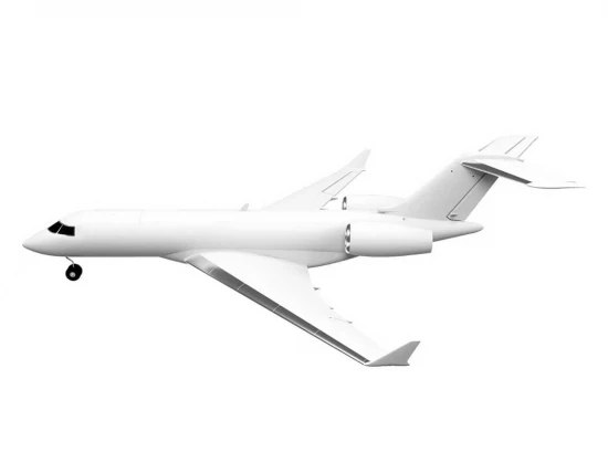 XFly Twin 40mm J-65 EDF Business Jet PNP - White