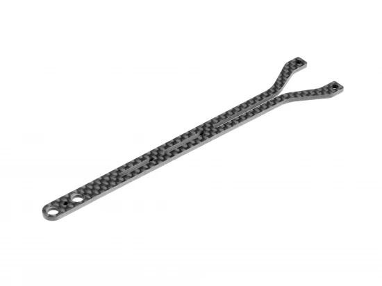 XRay X4F Carbon Upper Deck - Split Rear - Open - 2.0mm