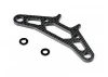 XRay X4 Carbon Upper Holder For Bumper For Uni Bulkheads