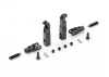 XRay X4F25 Aluminium Shock Holder Front Fixed/Active - 7075 T6 (2)