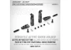 XRay X4F25 Aluminium Shock Holder Front Fixed/Active - 7075 T6 (2)