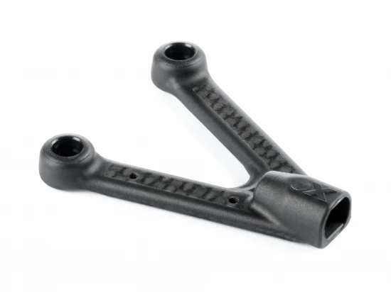 XRay X4 CFF Upper Arm - V Shape - Soft - Fl/Rr