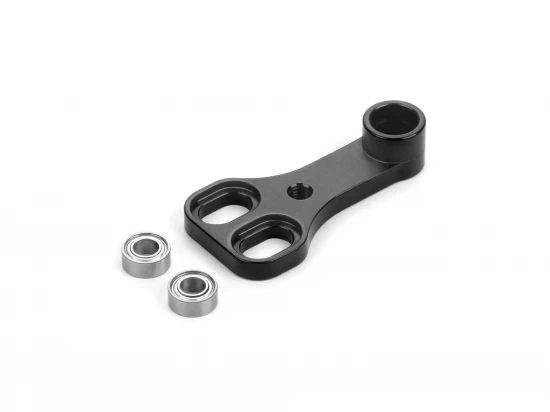 XRay X4F Adjustable Aluminium Servo Saver Arm - Black - Swiss 7075 T6