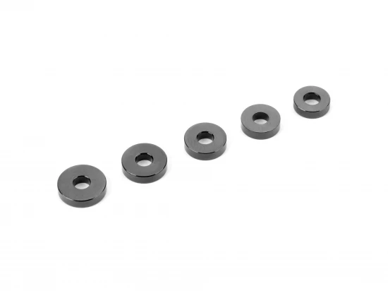 XRay Set Of Aluminium Steering Lock Shims (3X7/7.5/8/8.5X2mm)