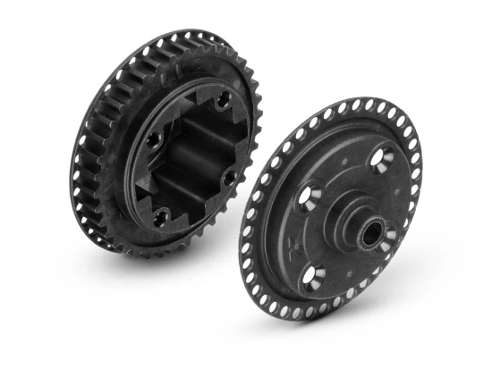 XRay X4 Composite Gear Diff. Case 38T Pulley And Cover For Uni Bulkheads