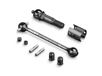 XRay X4 ECS Drive Shaft 58mm - Hudy Spring Steel - Set