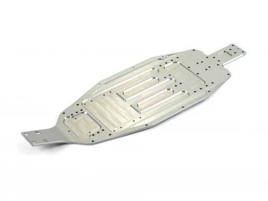 XRay XB2 Aluminium Chassis - 2.5mm - Mid-Size - Rear Wide - Swiss 7075 T6