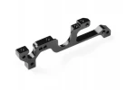 XRay Aluminium Lower Bulkhead Front - Left - Black - Swiss 7075 T6