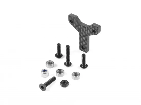 XRay Carbon Rear Body Centering Plate W. Ball-Bearings - Set