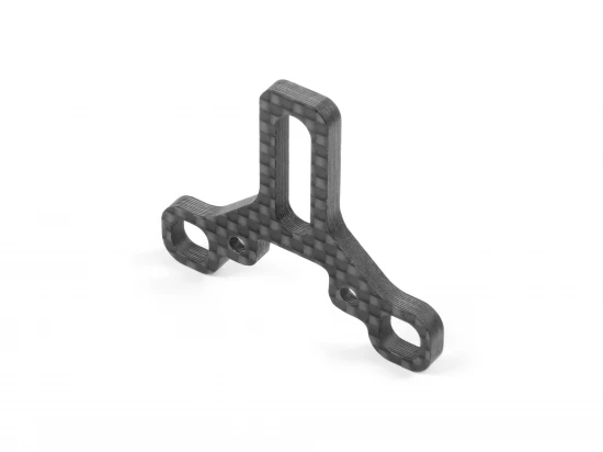 XRay Carbon Rear Upper Arm Holder And Body Mount Guide