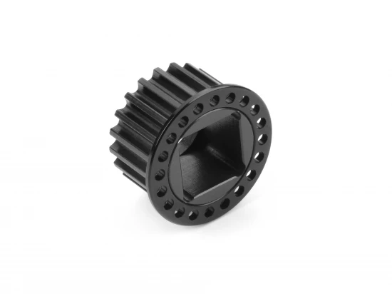 XRay Aluminium Center Belt Pulley 20T - Hard Coated - Swiss 7075 T6