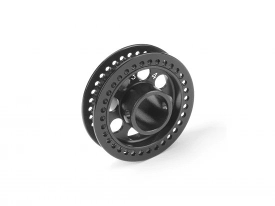 XRay X8 Aluminium Side Belt Pulley 34T - Hard Coated - Swiss 7075 T6