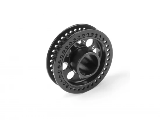 XRay X8 Aluminium Side Belt Pulley 35T - Hard Coated - Swiss 7075 T6