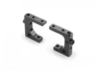 XRay Aluminium Mount With M4 For Radio Plate - Black - Swiss 7075 T6 (2)