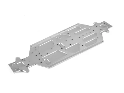 XRay XB8E26 Aluminium Chassis For Narrow And Lower Battery Position - Swiss 7075 T6 (3mm)