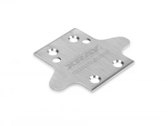 XRay XB8/XB8E Stainless Steel Chassis Protector - Front