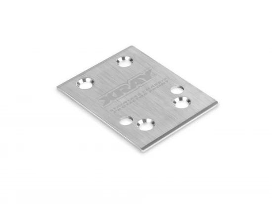 XRay XB8/XB8E Stainless Steel Chassis Protector - Rear